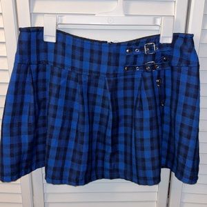 vintage plaid lip service skirt